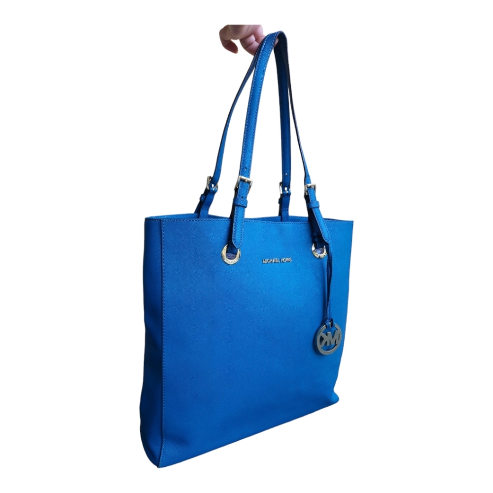 Michael Kors Jet Set Multifunction North South Tote cyan 💙 - Picture 2 of 10